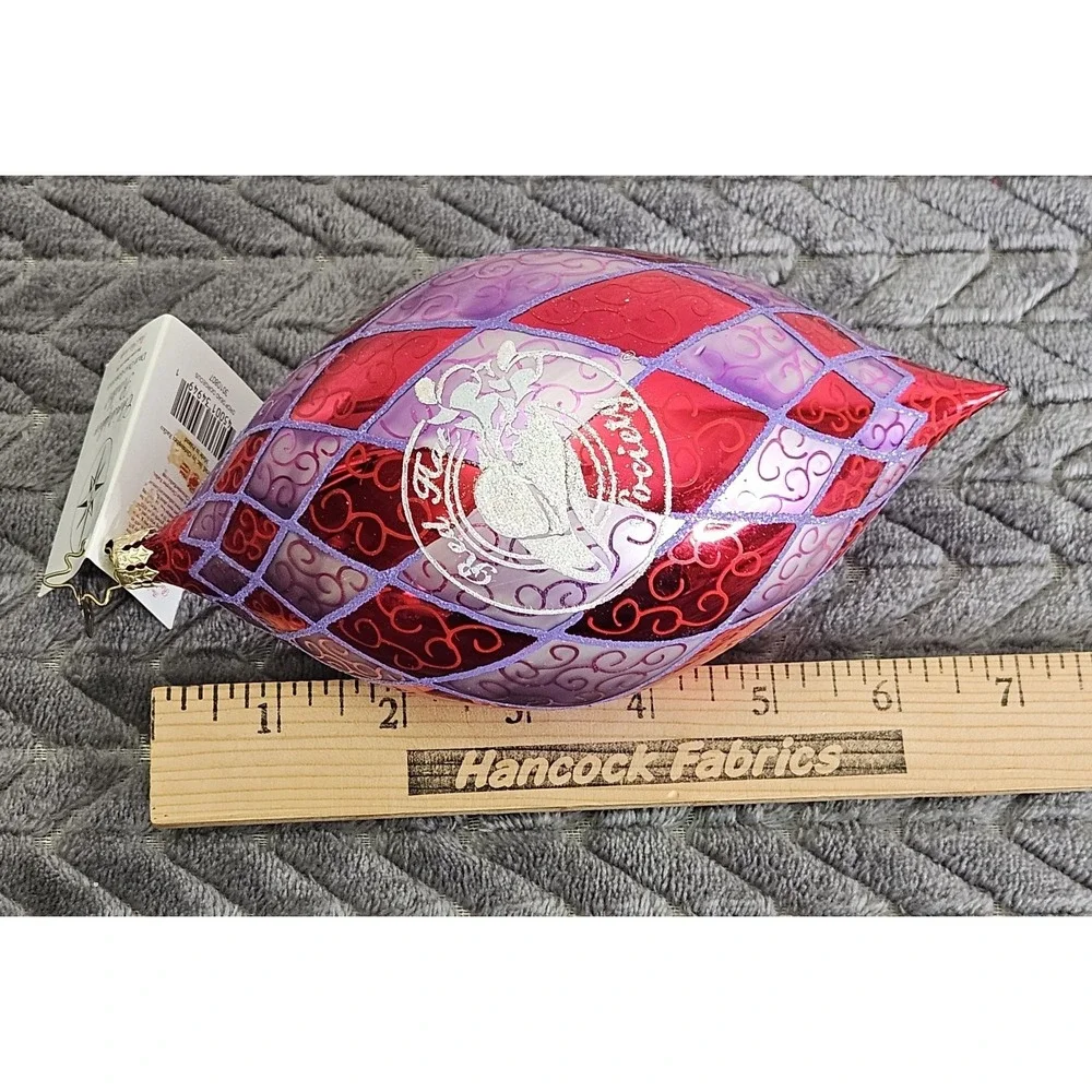 Vintage RARE Christopher Radko Exclusive For‎ Red Hat Society Drop Dead Gorgeous